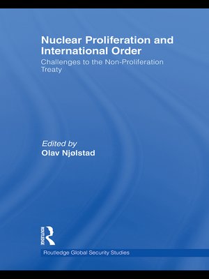 cover image of Nuclear Proliferation and International Order